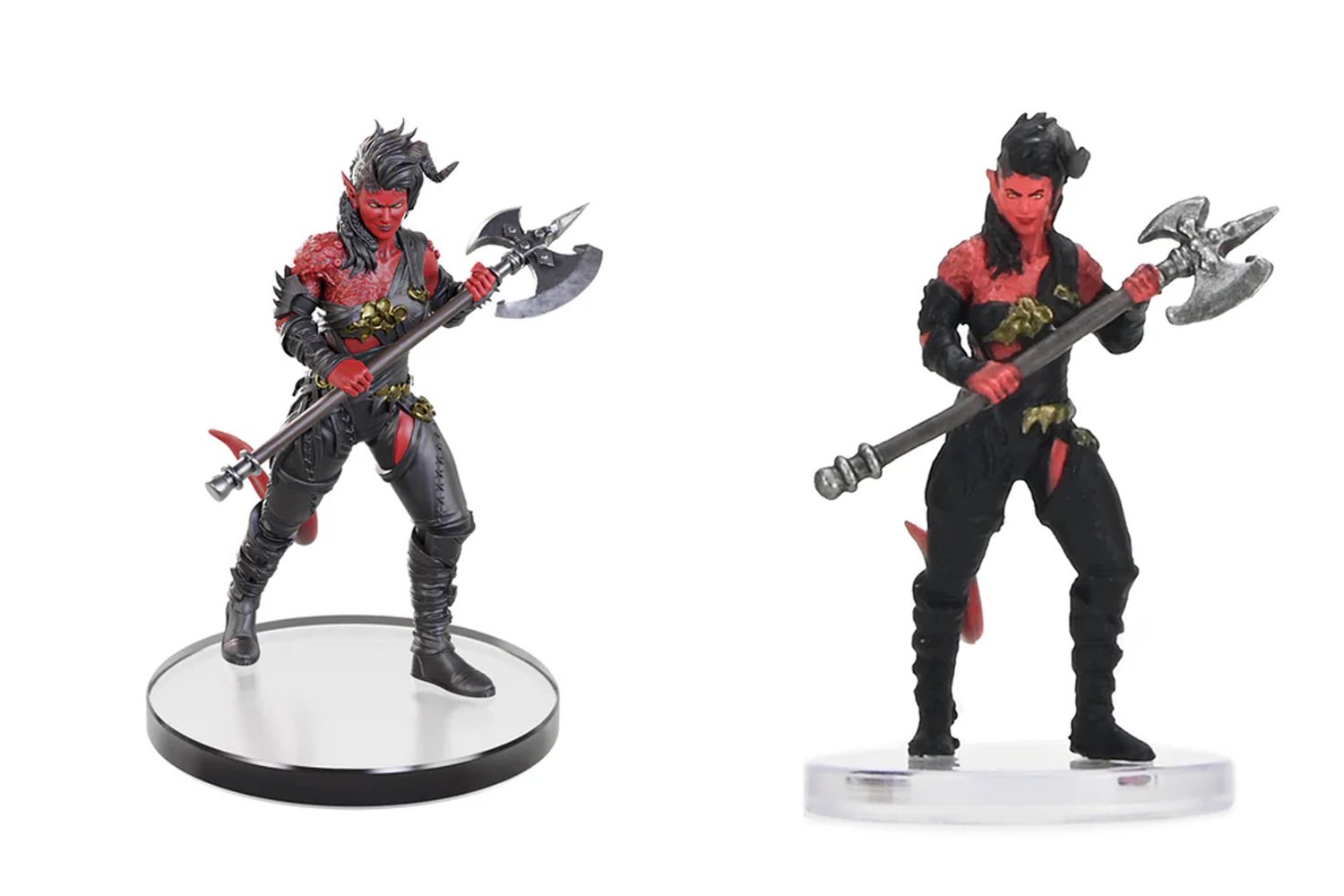 Wizkids Baldurs Gate 3 Icons Of The Realms Karlach Comparison